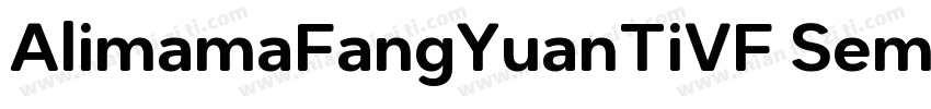 AlimamaFangYuanTiVF SemiBoldRound字体转换